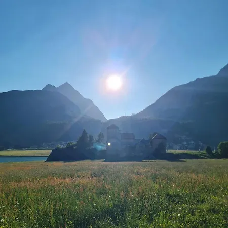 Chesa Margun Surlej Engadin St Moritz Naehe Corvatschbahn Appartement Silvaplana
